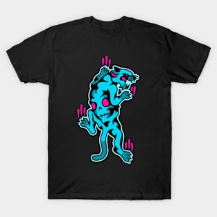 Panther and skull T-Shirt